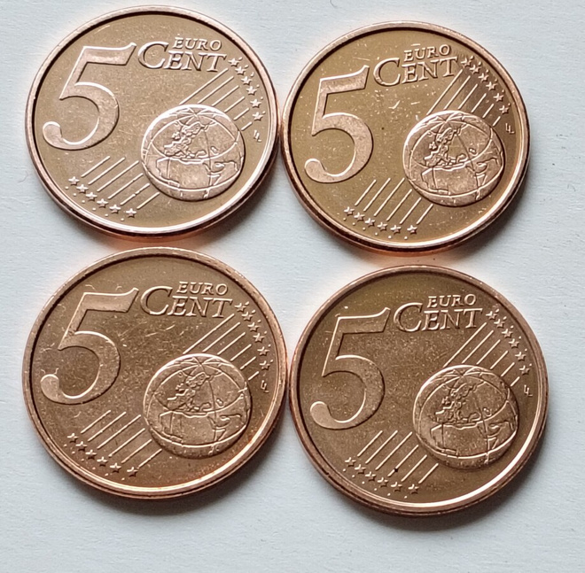 Suomi 5 cent, v, -14,16,17,19 circ