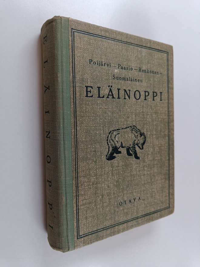 Olavi Renkonen ym. : Eläinoppi oppikouluja varten