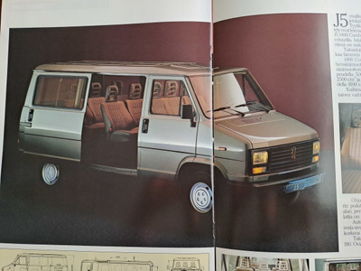 Peugeot J5 -esite, 1989