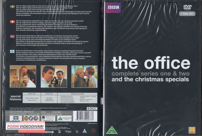 Office Complete 1 Ja 2 Kausi+Christmas Spec	(57 545)	UUSI	-F