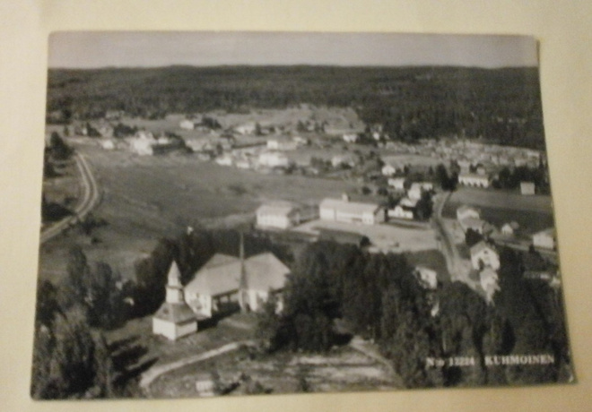 Kuhmoinen N:o 13224, kirkko, keskusta, T:mi Karhumäki, ei p.