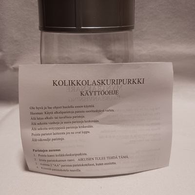 Kolikkolaskuripurkki