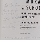 Arne W. Randall : Murals for Schools (signeerattu, tekijä... - pikkukuva 2