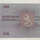 100 markkaa v. 1963 Litt.A, G-tähti, vain 48 000 kpl - pikkukuva 2