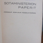 Frank Heller: Sotaministeriön paperit, Karisto 1937. 2p. - pikkukuva 4