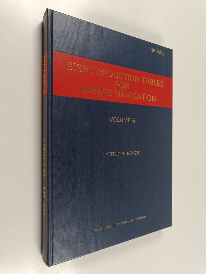 Sight reduction tables for marine navigation, Vol. 5 : La...