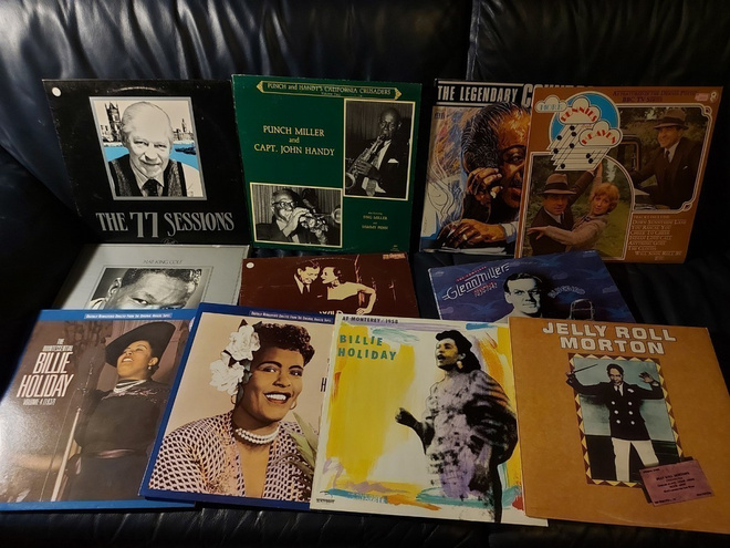Vanhaa Jazz vinyyliä 18 kpl