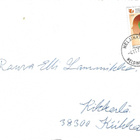 HELSINKI 70 4.11.75 LEIMA KULKENUT KUORI NAISTENVUOSI MERKIL - pikkukuva 1