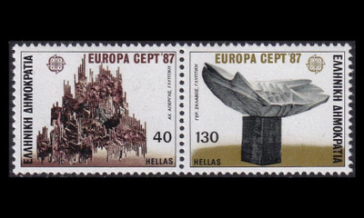 Kreikka 1651-2p ** Europa moderni arkkitehtuuri (1987)