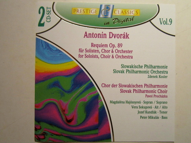 Antonin Dvorak : Requiem Op. 89  - 2 CD