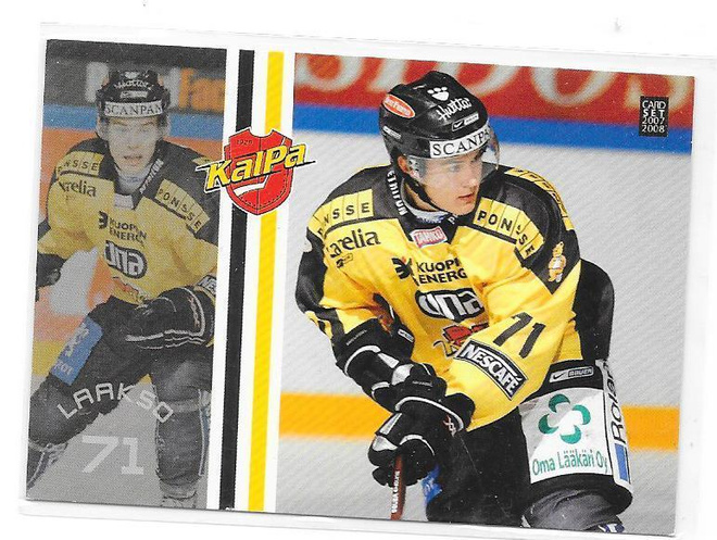 2007-08 CardSet #256 Tapio Laakso Kalpa