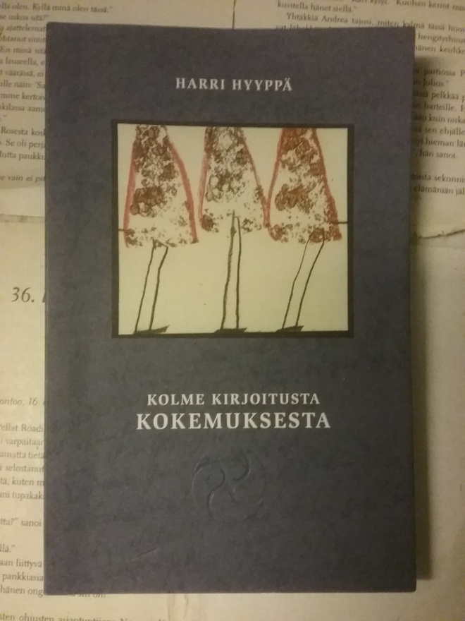 Harri Hyyppä - Kolme kirjoitusta kokemuksesta (nid.)