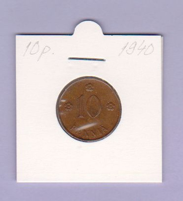 10 penniä v.1940 KM#24