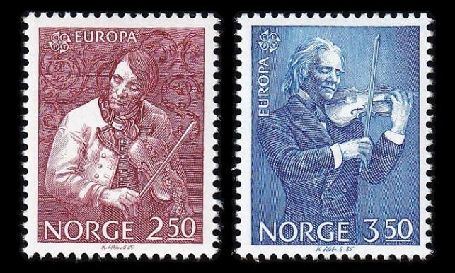 Norja 926-7 ** Europa musiikkivuosi (1985)