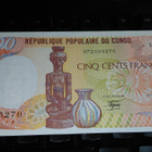 Congo Kongo 500 francs 1990 P8 UNC - pikkukuva 1