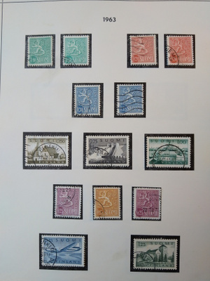 1963 Suomi postimerkki 14 kpl