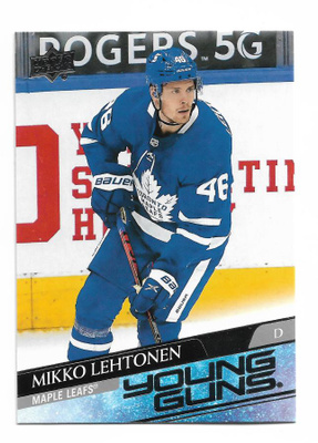 2020-21 Upper Deck Young Guns RC #721 Mikko Lehtonen