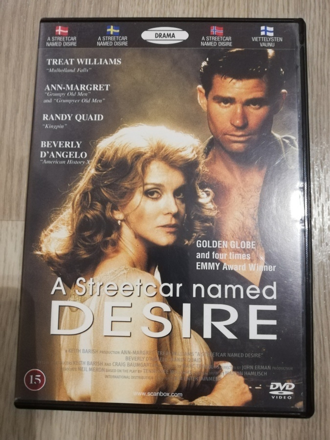 A Streetcar Named Desire - Viettelysten vaunu (DVD)