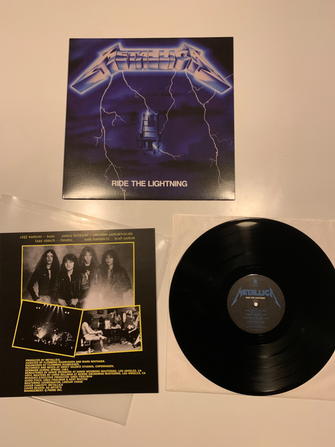 Metallica - Ride the lightning NM/NM (2016)