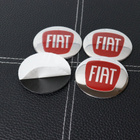 Fiat Kromi-Punainen Vannekeskiön Tarra 56mm - pikkukuva 2