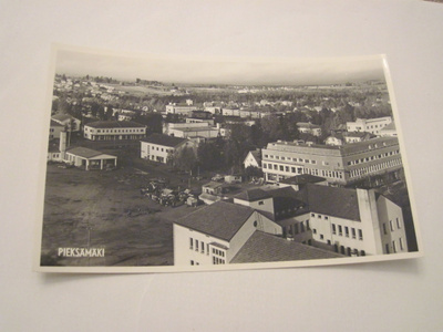 VANHA Postikortti Pieksamäki 1950-l Alkup.Mallikappale