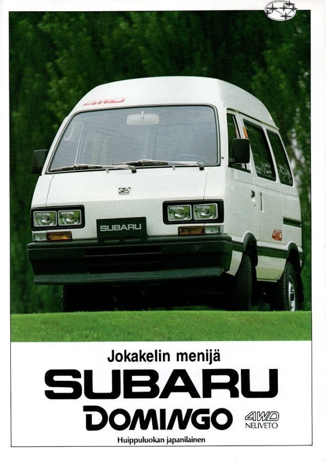 Subaru Domingo 4WD -esite, 1988