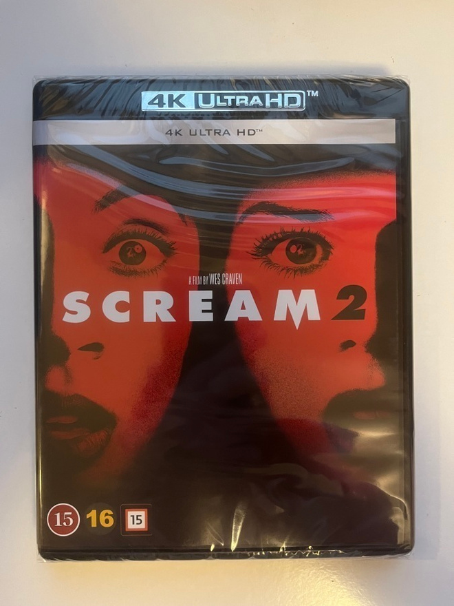 Scream 2 (4K Ultra HD) Wes Craven (1997) UUSI