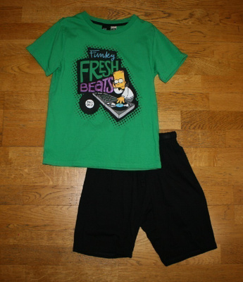 H&M Simpsons shortsipyjama 134-140