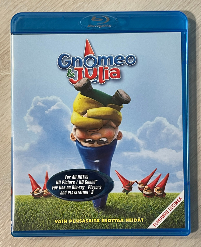 Gnomeo & Julia (2010) animaatiokomedia (UUSI)