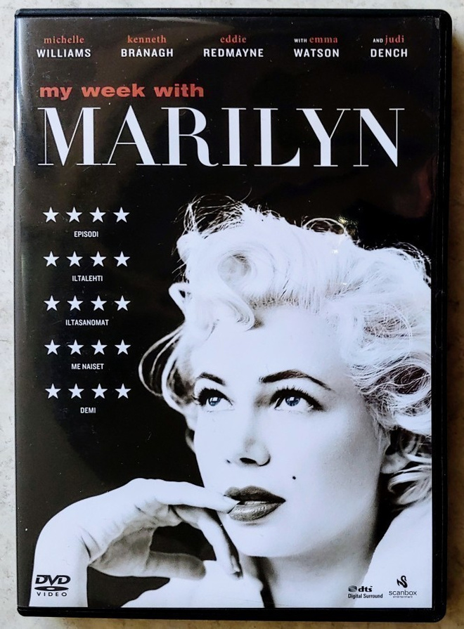MY WEEK WITH MARILYN – Suomi-DVD 2011 - Michelle Williams