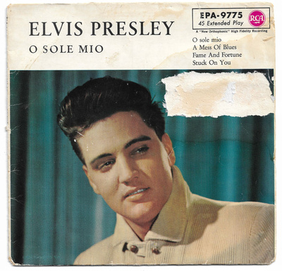 Elvis Presley - O Sole Mio EP-levy vuodelta 1960
