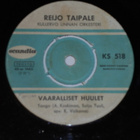 7" REIJO TAIPALE - Jos Jätät Minut - single 1964 iskelmä VG+ - pikkukuva 2