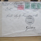Kirje Hesasta 1895 Ruotsiin Hanko/Tukholma leimoin - pikkukuva 1