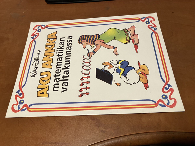 DISNEY AKU ANKKA MATEMATIIKAN VALTAKUNNASSA HYVÄ