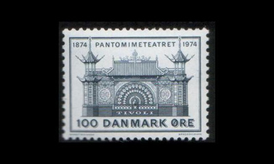 Tanska 563 ** Pantomiimiteatteri 100v (1974)