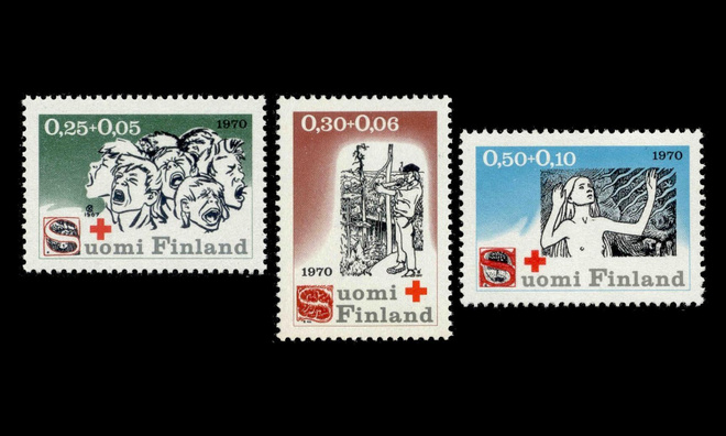 672-4 ** Punainen Risti Seitsemän veljestä (1970)