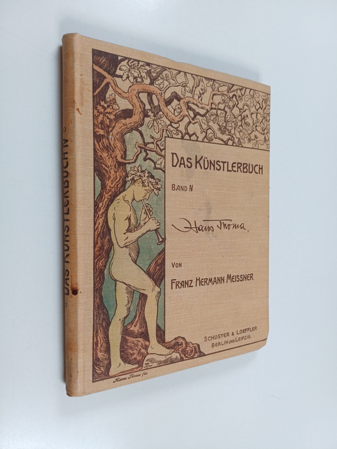 Franz Hermann Meissner : Das kunstlerbuch. Eine kleine au...