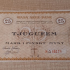 25 mk 1918 Vaasan Osake Pankki Korvaava *A 16176 KL 3. - pikkukuva 1
