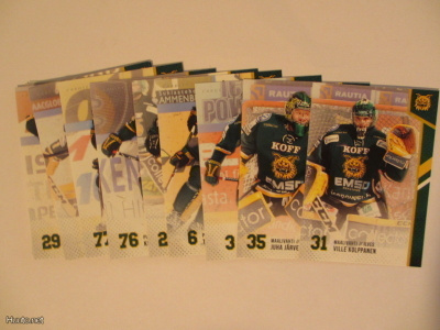 Cardset 2014-15 Ilves teamset (37-48)