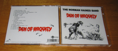 The Norman Haines Band: Den of Iniquity CD