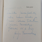 Anja Vammelvuo : Lintu pieni : Runoja (signeerattu, tekij... - pikkukuva 3