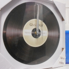 LP CANVAS KELLO (CLOCKN ROLL MUSTA) (2 284) (min-150) 28cm - pikkukuva 1