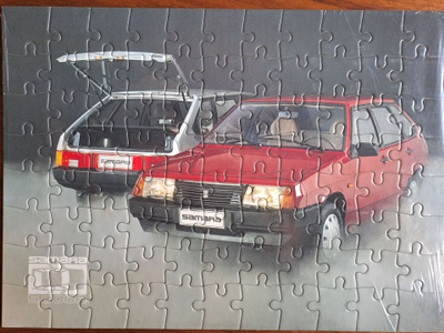 Lada Samara -palapeli 80-luvun lopusta