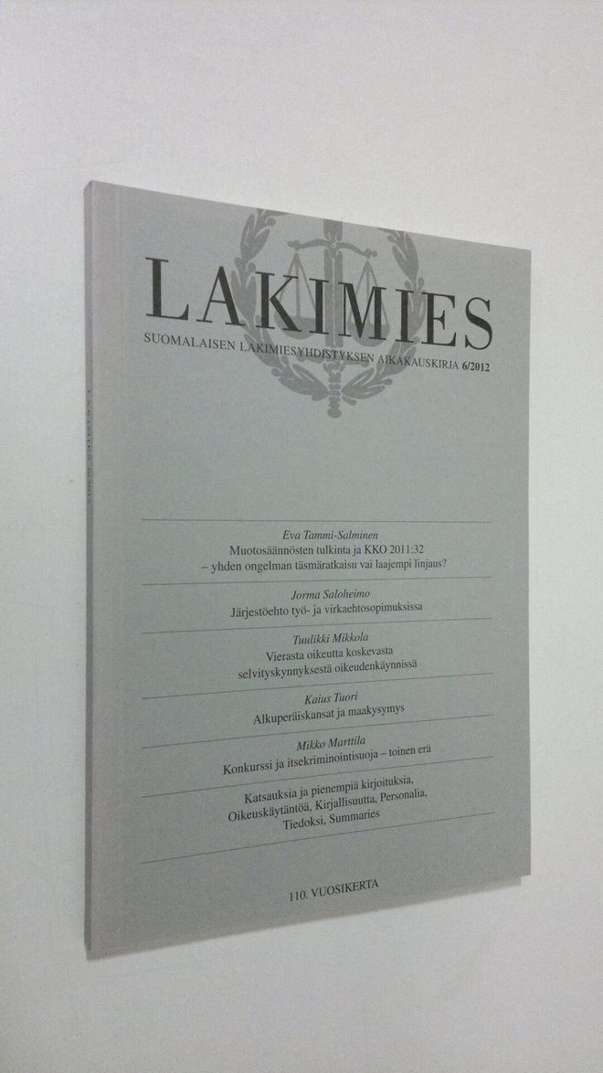 Lakimies 6/2012