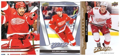 3 x DYLAN LARKIN Detroit Red Wings