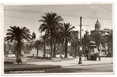 Vanha kortti, Uruguay, Montevideo, vuodelta 1938