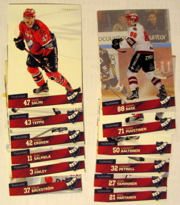 Cardset 2016-17 HIFK 193-204 teamset