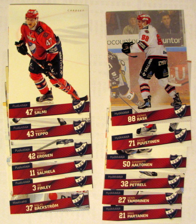 Cardset 2016-17 HIFK 193-204 teamset