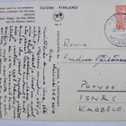 VANHA Postikortti Helsinki 1950-l Rautatie Asema - pikkukuva 2