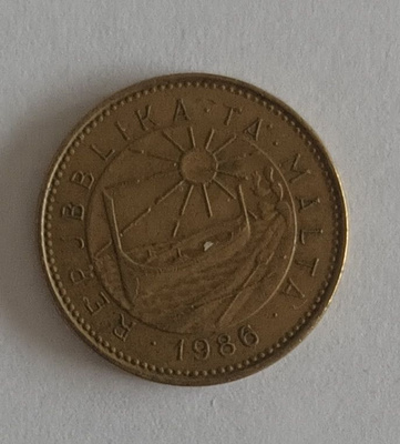 Malta 1 c 1986, 2 kuvaa